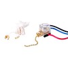 Gardner Bender GSW-39 Electrical Three-Speed Pull Chain Switch, DP3T, OFF-ON(A)-ON(B)-ON(A+B),