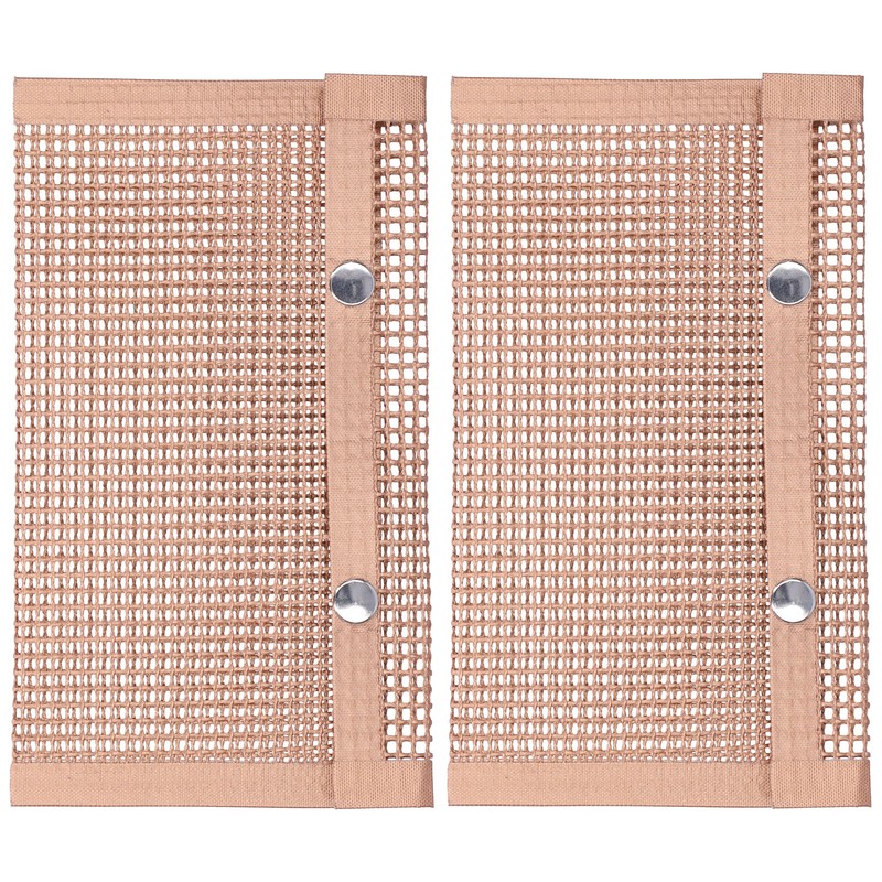 2PCS BBQ Grill Mesh Bag High Temperature Resistant Barbecue Bag