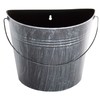 Gardener Select VB5123P-GE Planter 10.2" Half Round Wall Bucket, Antique