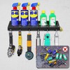 UNITEDPOWER Pneumatic Tool Holder Lockable/Aerosol Rack Combo, Wall Mounted Spray
