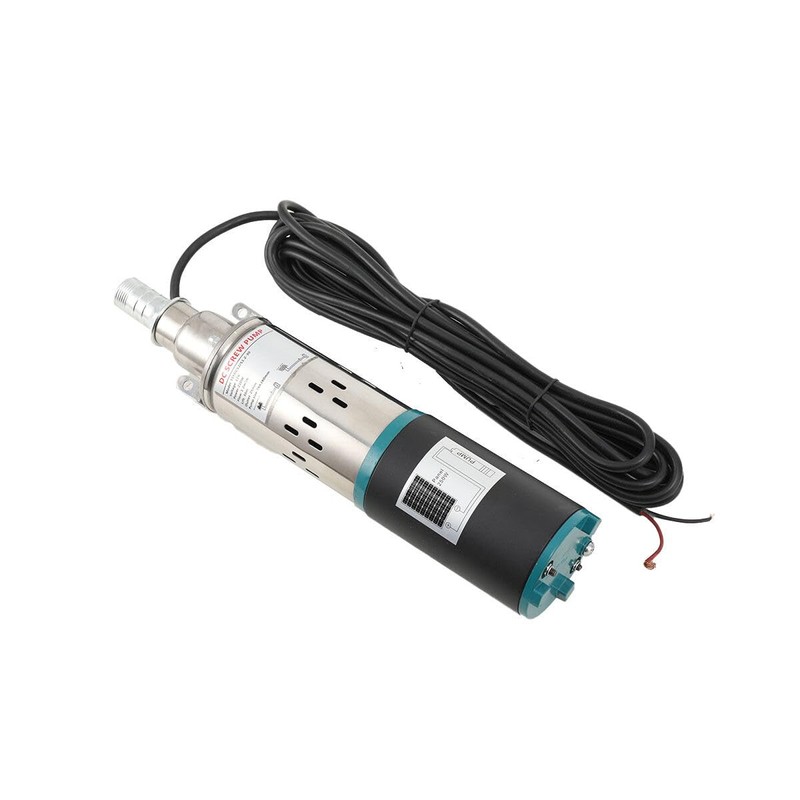 TABODD 200W Solar Submersible Pump Kit, 12V DC Deep Water