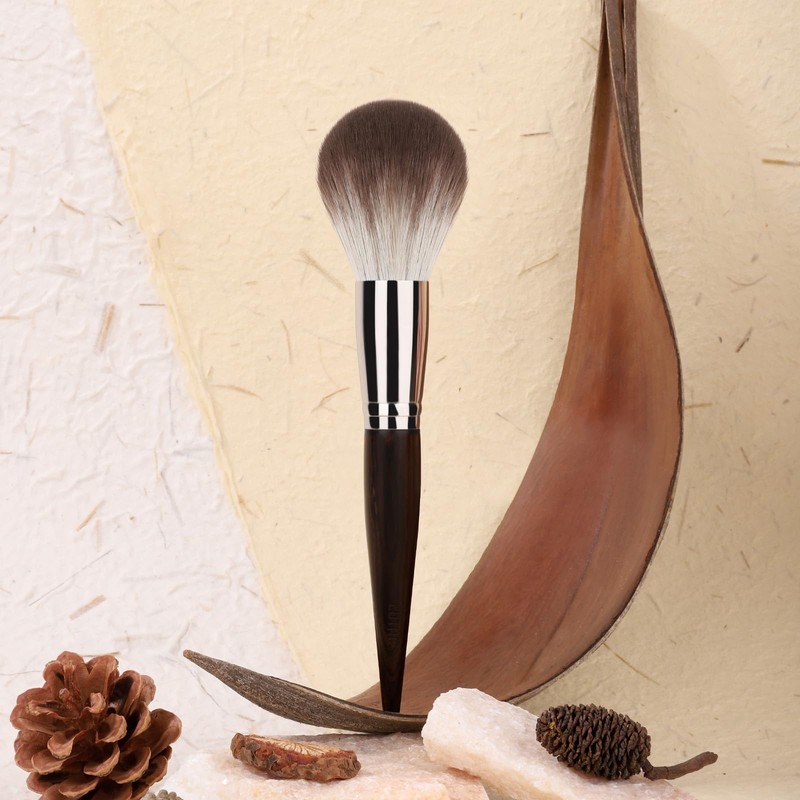 EDTRE Ebony Makeup Brushes Set of 5 Makeup Brushes, Makeup