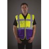 Yoko Hi-Vis Safety Vest HVW801, Colour: Royal Blue, Size: L