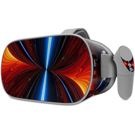 Decal Style Skin Wrap Compatible with Oculus Go Headset - Quasar Fire (Oculus NOT Included)