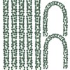 14 Pack Artificial Eucalyptus Garland, 96 Feet Faux Silver Dollar