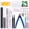 Keadic 24Pcs Modeler Basic Tools Craft Set Hobby Building Tools