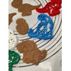 Set of 6 Baby Dinosaurs Cookie Cutter Mold 5-Inch-Scale Produced