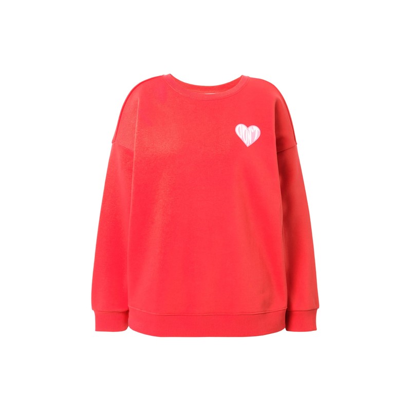 Studio Untold Women's Plus Sizes Plus Size Sweatshirt Oversized Prints