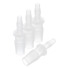 Rebower 4 Pack Plastic Hose Barb to Adapter, 3/8" Barb x 3/16" for Home Gardening, Water Treatment, Hose Quick Connect Fittings