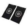 2pcs Graphene Knee Warmers Shock Absorption Resilience Soft Breathable Graphene