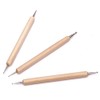 ULTNICE 3 Pcs Embossing Pen Tool for Embossing Pattern Clay
