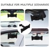 PACKOVE Placas Traseras para Espejo Retrovisor Soporte para Cámara De
