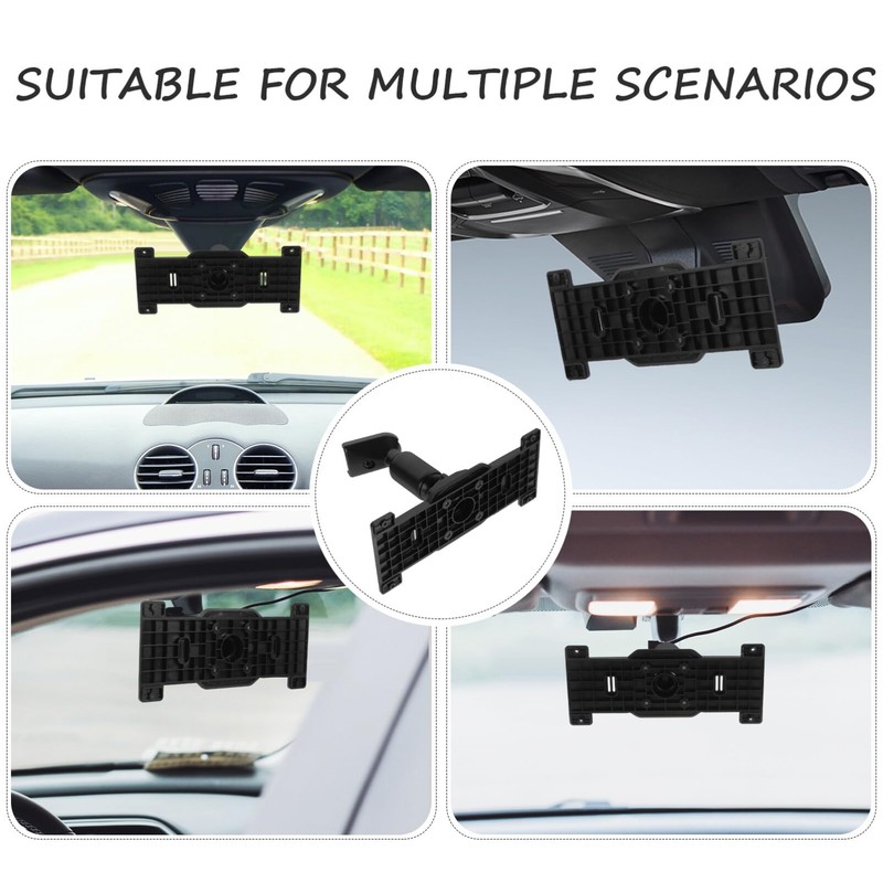 PACKOVE Placas Traseras para Espejo Retrovisor Soporte para Cámara De