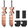 2PCS 0.4mm AD5X Nozzle,Quick-Swap Copper Alloy Hardened Steel 3D Printer