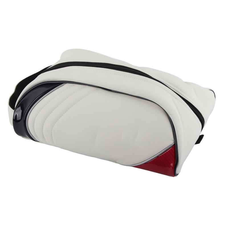 PU Leather Golf Shoe Carrier Bag Home Travel Dustproof Storage