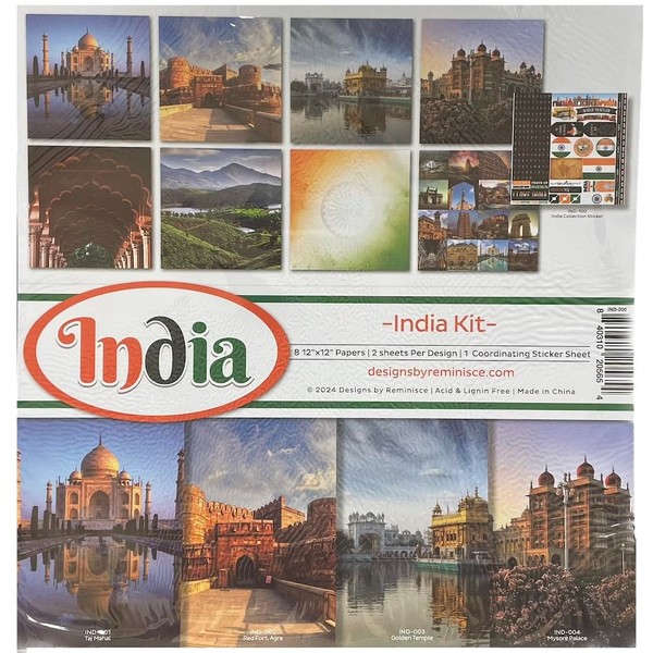 Reminisce India Scrapbook Collection Kit