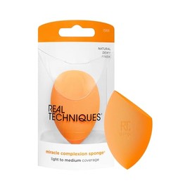 Real Techniques, Esponja Miracle Complexion, Esponja de Maquillaje Multifuncional 3 en 1, Tecnología de Espuma