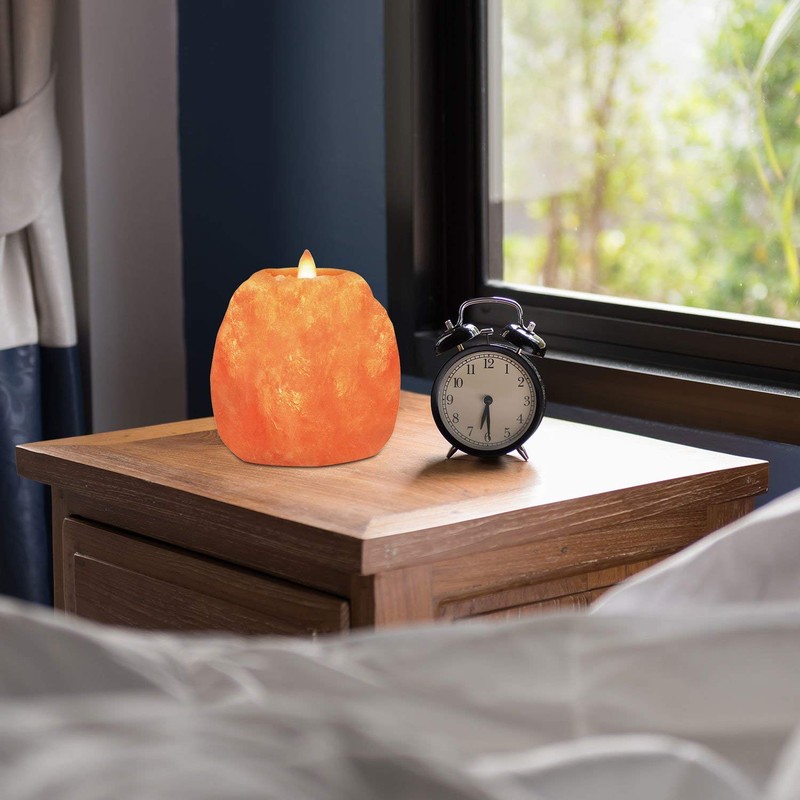 Himalayan Glow Candle Holders, Hand Crafted Himalayan Salt Candle Holder