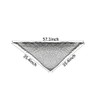 4 Pieces Triangle Hair Net for Rollers, Women Hair Net