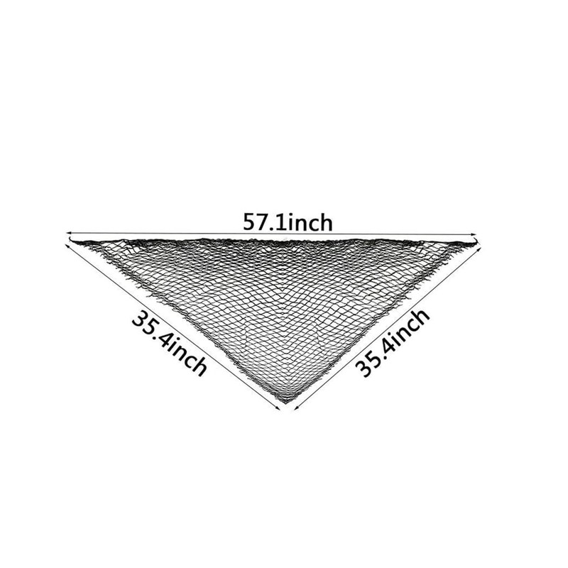 4 Pieces Triangle Hair Net for Rollers, Women Hair Net