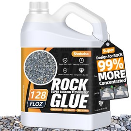 No Brand Rock Glue, Mulch Glue 1Gallon- Fast-Drying Adhesive for Landscaping Rocks, Sm...