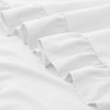 KKJIAF Ruffle Pillow Cases 18x18 Inches, White Square Ruffled Pillow