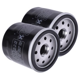 49065-2078 Oil Filter HF128 2pcs Replacement for Kawasaki Mu/le 600 610 SX KAF400 2500 2520 3000 620 3010 trans4x4 3020 4000 617 4010 4x4 KAF620 49065-2071 49065-7010