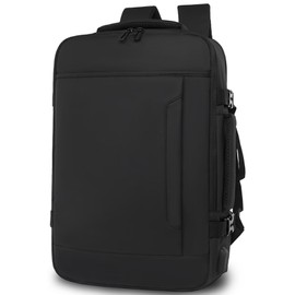 Clufar Laptop Backpack 17.3 Inch 20L-30L Travel Backpack Expandable Men Women with Laptop Compartment USB Charging Port Hand Luggage Aeroplane Carry on Cabin Backpack for Travel Weekender Business