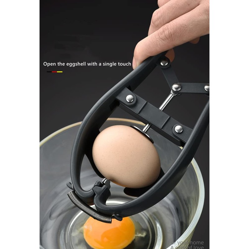 Egg Cracker Stainless Steel Egg Separator Automatic Egg Cracker for