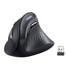 UGREEN Mouse Vertical Inalámbrico Ergonómico, Bluetooth  2.4Ghz                                                                                       