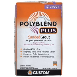 Grout Customs POLYBLEND Plus Sanded 25LB Bag (Mushroom 135)