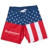 Budweiser King of Beers Stars and Stripes Men's Swim Trunks