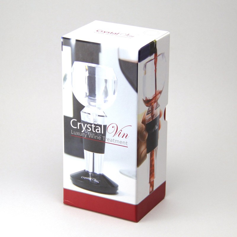 Supreme Housewares Crystal Vine Wine decanter Wine Sediment Filter Pourer