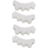 2 Pairs Toe Separators, Soft Gel Toe Spacers to Correct