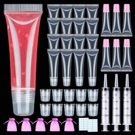 Contenedor Envase Tubos Vacios Lip Gloss 10ml Por 50 Piezas