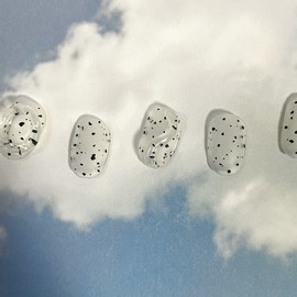 ˡᴬᴺᵀᶤˡ Cow Chunk Handmade Nail Tips - Oval / ˡᴬᴺᵀᶤˡ 카우 덩어리 수제네일팁 - 오발