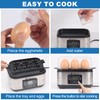 Electric Rapid Egg Cooker, 6 Egg Capacity for Hard Boiled