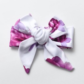 Toddler Infant Baby Girl Clothes Ruffle Solid Color Top Floral Long Pants Headband Outfit Clothing Set Purple 3-4T