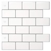 LONGKING 10-Sheet Peel and Stick Tile for Kitchen Backsplash, 12x12