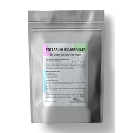 Potassium Bicarbonate Powder (1 kg / 2.2 lb), Potassium Bicarbonate Food Grade, for Plants, Used In Making Wine, Cakes, Cookies, Sodium-Free Baking Substitute & pH Buffer by Talsen Chemicals