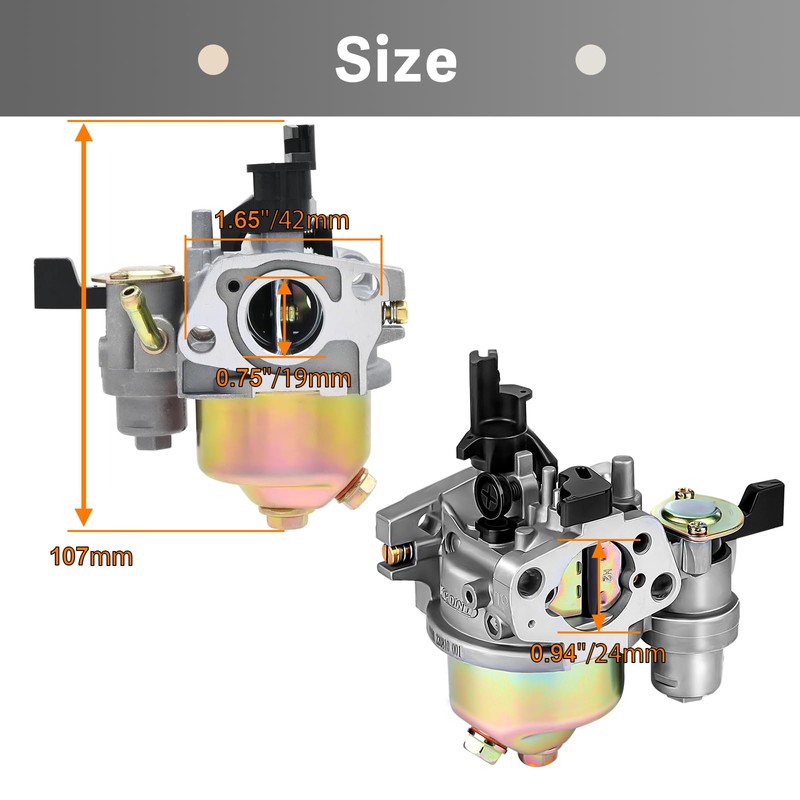 Carburetor For Honda GX160 GX120 GX200 5.5hp 6.5hp 196cc 200cc