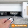 JIZZU Duplicator Remote Garage Door Remote,433.92 MHz Wireless Remote Control