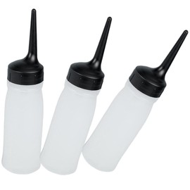 minkissy 3pcs Hair Squeeze Bottle Pp Bottle Hair Dye Applicator Bottle Hair Dye Bottle