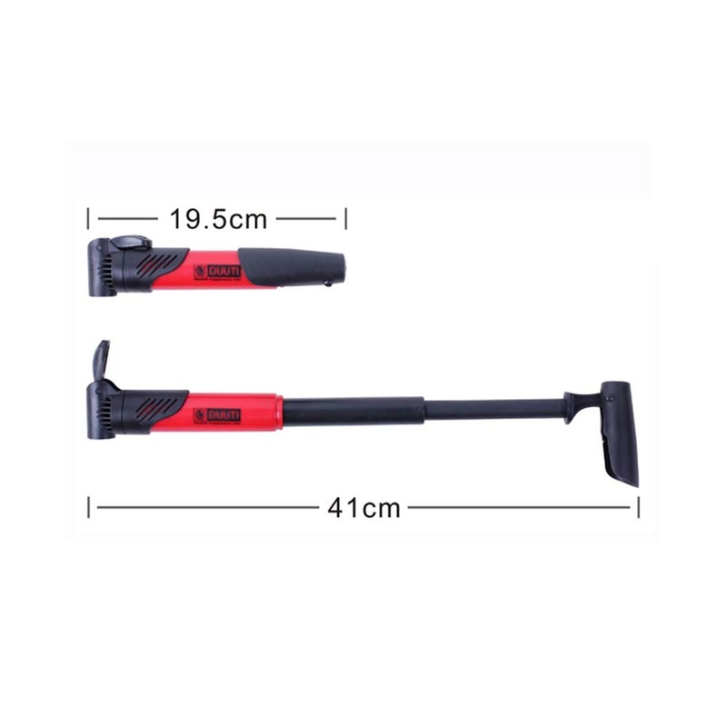 Mini Portable Bike Pump Handle Inflator High-Pressure Biking Mountain Bicycle