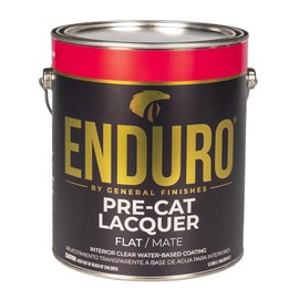 General Finishes Enduro Pre-Cat Lacquer, 1 Gallon, Flat