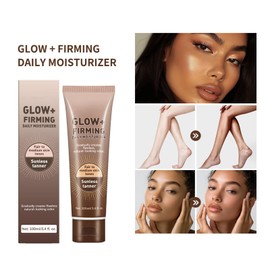 Intensive Tanning Gel, Daily Moisturizer for Sunless Tanner, Natural Tanning Accelerator Cream, Gradually Creates Flawless Natural Looking Color