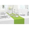 MODERNO Fleece Table Runner Apple Green Table Runner Apple Green