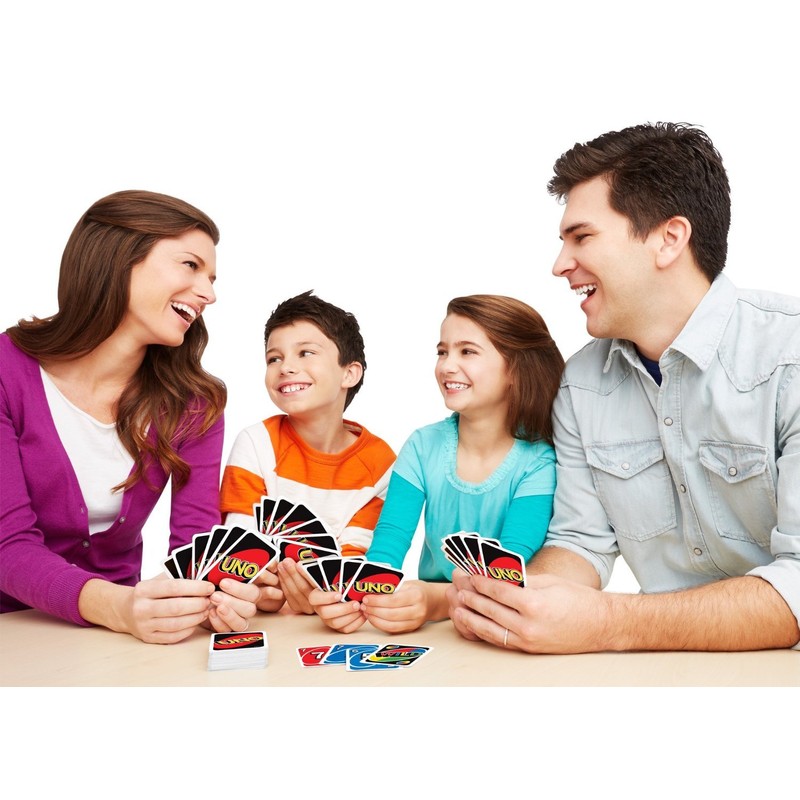 Mattel Games UNO Color & Number Matching Card Game for