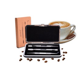 JoeFrex Latte Art Pen - Set for Latte Art - 6 Functions - Coffee Gift - Barista Cutlery - Barista Tool - Latte Art Pen - Barista Set - Barista Accessories