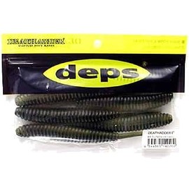 deps Worm Death Adder 6" Clear & Watermelon #26